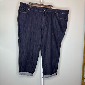 Liz Claiborne Dark Blue Boyfriend‎ Skinny Jeans
Size 26W